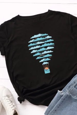 Unisex Cartoon Short Sleeve